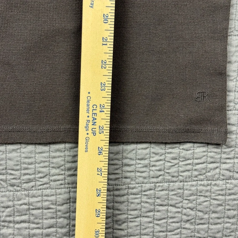 Banana Republic Waffle Knit Thermal Shirt Mens Large Brown Long Sleeve Layer